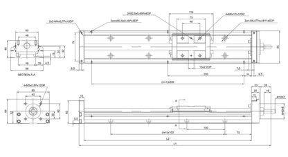 REVL1 Linearachse mit Kugelgewindespindel - RE Automation