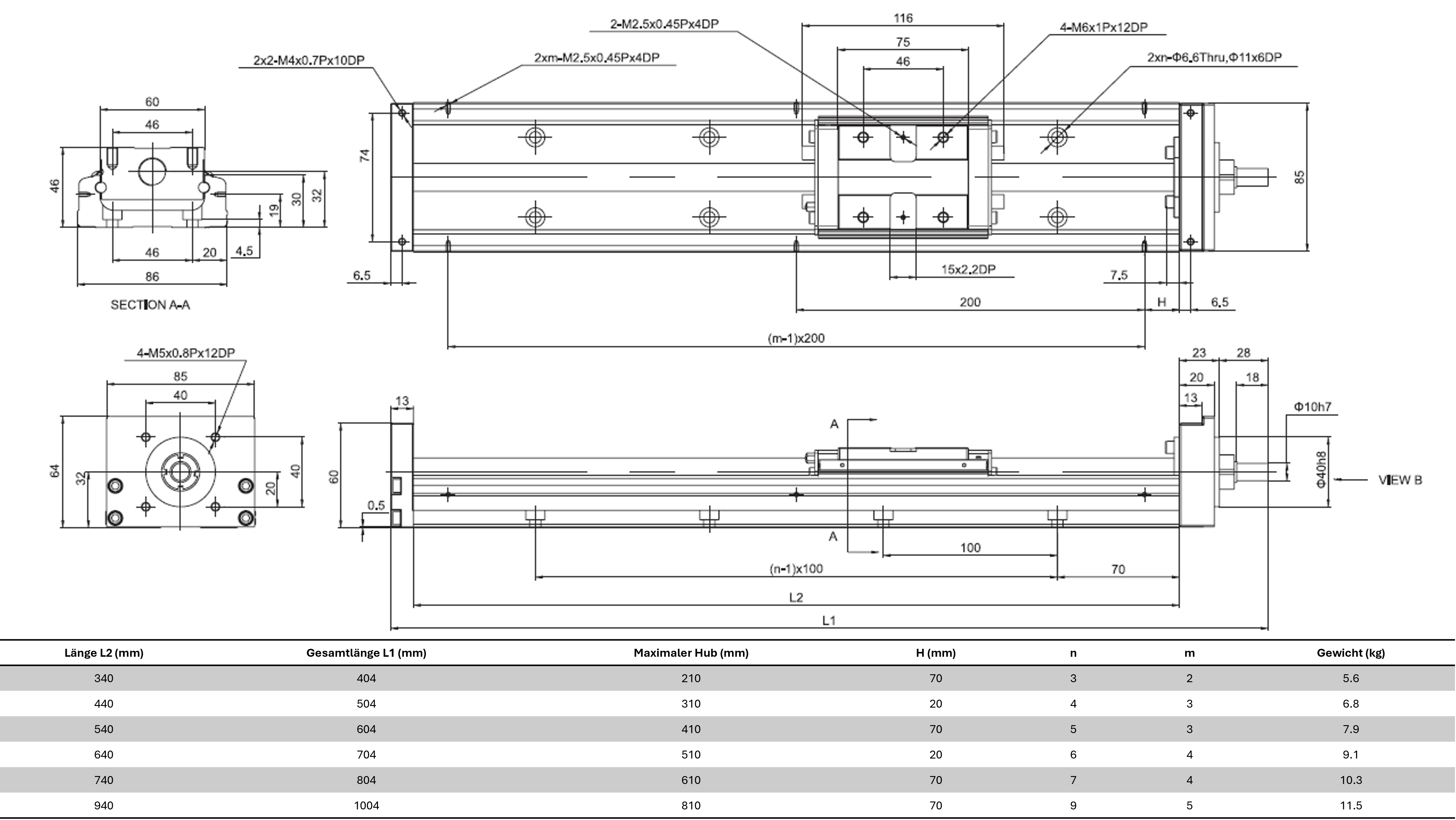 REVL1 Hochpräzise Lineare Achse mit Kugelgewindespindel - RE Automation